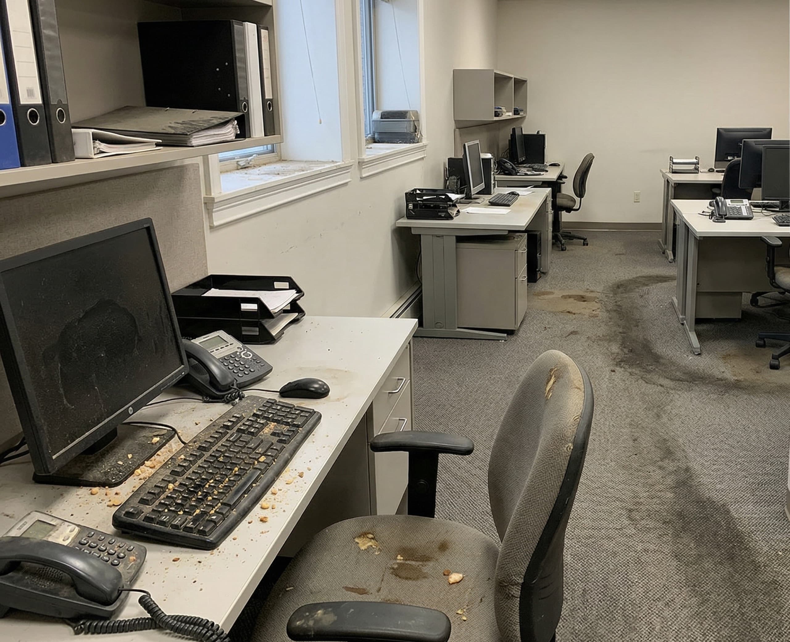 5 Anzeichen, dass Ihr Büro eine professionelle Reinigung braucht (nicht nur Aufräumen)